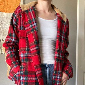 Plaid/Corduroy Pendleton Wool Jacket